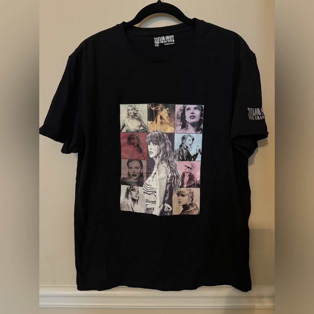 Taylor Swift Eras Tour Black T-Shirt XL
